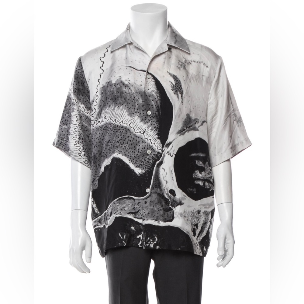 Amiri x Wes Lang Silk Bowling shirt
